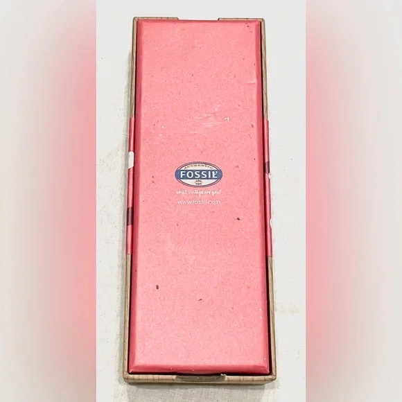 NWT Fossil “WISH” Key Crystal Rhinestone Two Tone Keychain - Picture 5 of 5